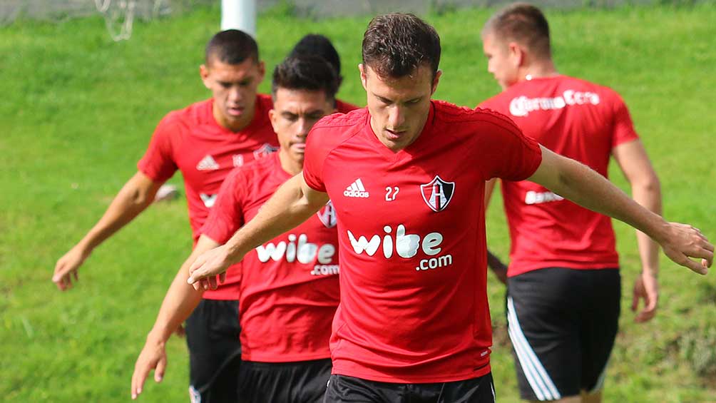 Jugadores del Atlas en un entrenamiento