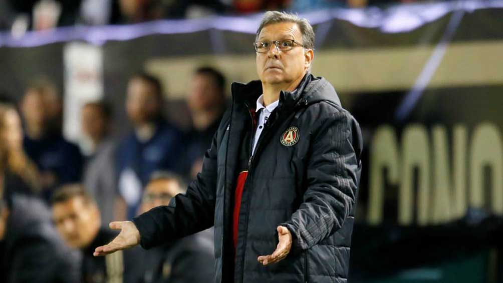 Martino en un partido del Atlanta United