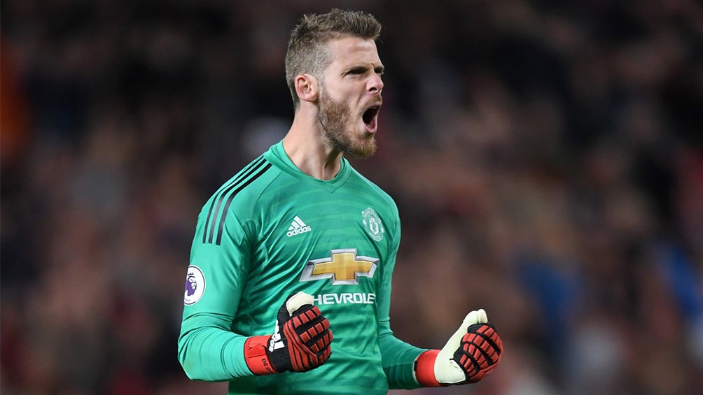 David de Gea, en un juego con el Manchester United