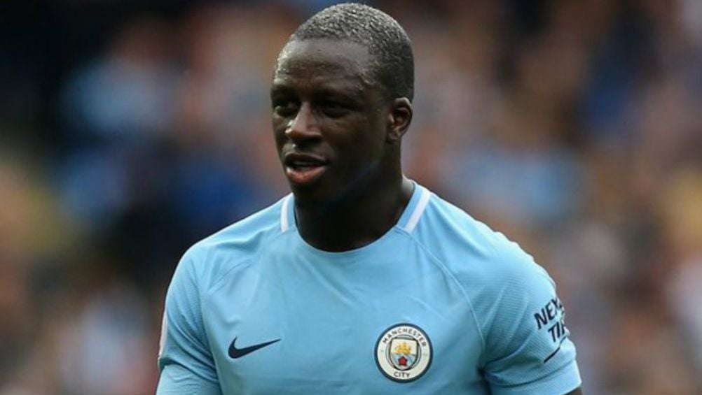 Mendy en un partido del Manchester City