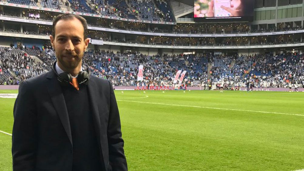 Mauricio Ymay en el Estadio de Rayados