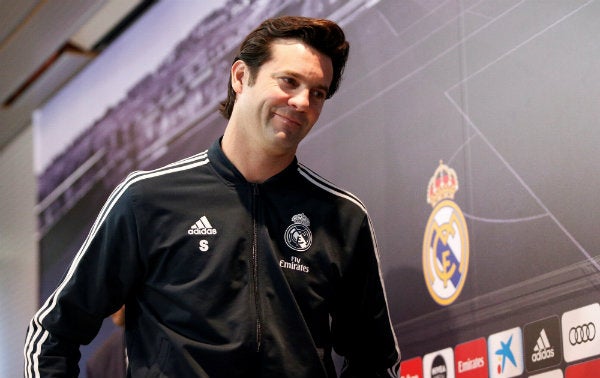 Santiago Solari previo a una conferencia de prensa