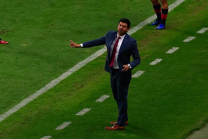 José Saturnino Cardozo en el partido contra Tijuana