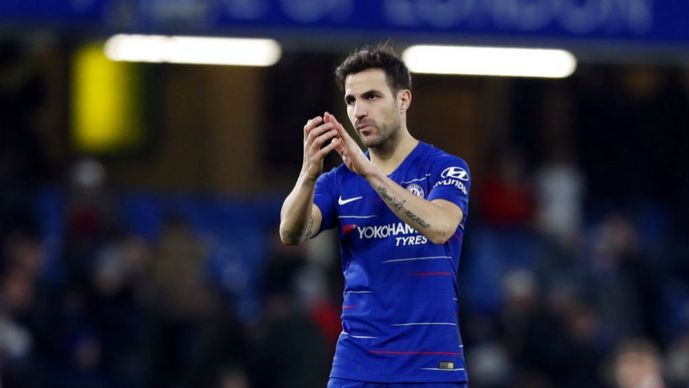 Fàbregas aplaude después de un partido