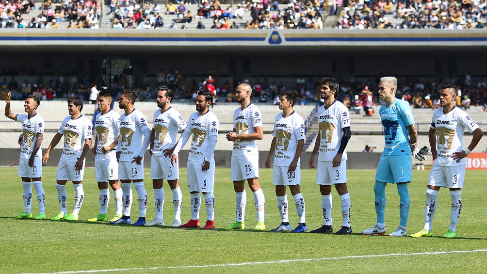 Jugadores de Pumas, previo al duelo contra Tiburones 