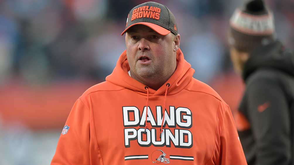 Freddie Kitchens en un partido con los Browns