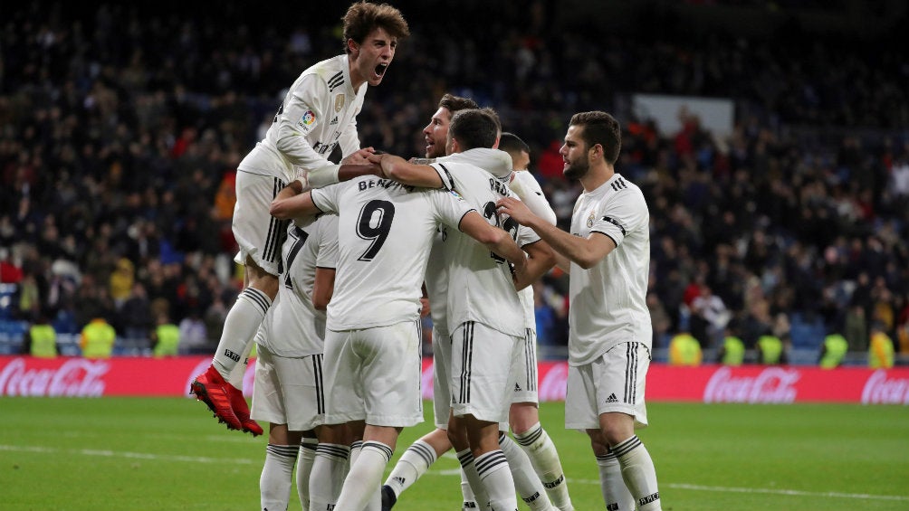 Real Madrid celebra su anotación frente al Leganés