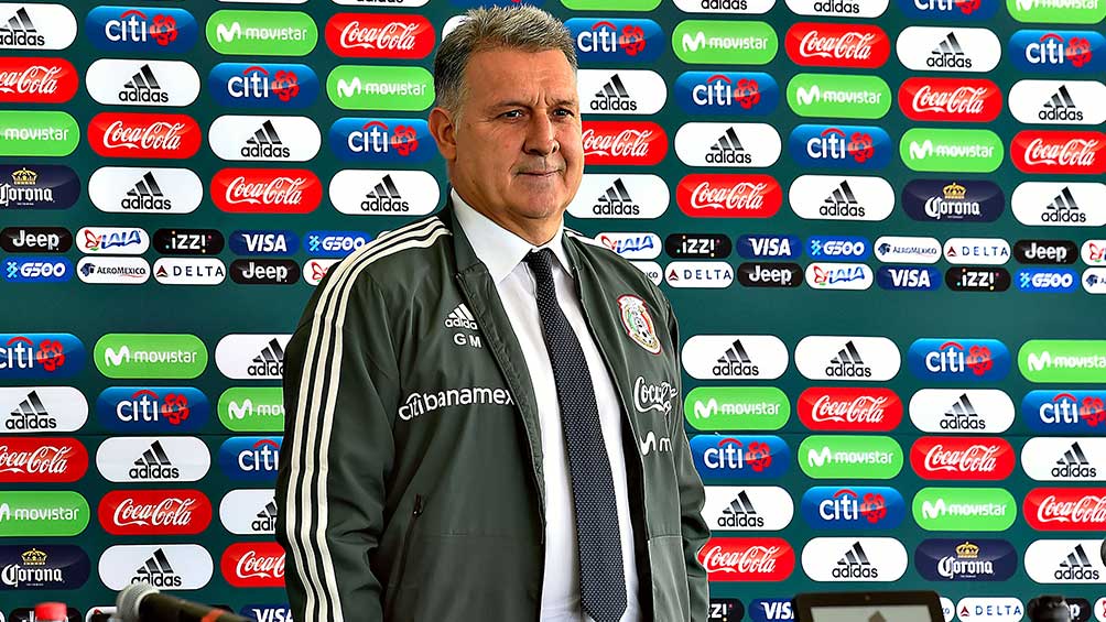 Gerardo Martino en su presentación con el Tri