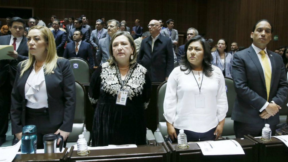 Xóchitl Gálvez en primera sesión de la Comisión Permanente 