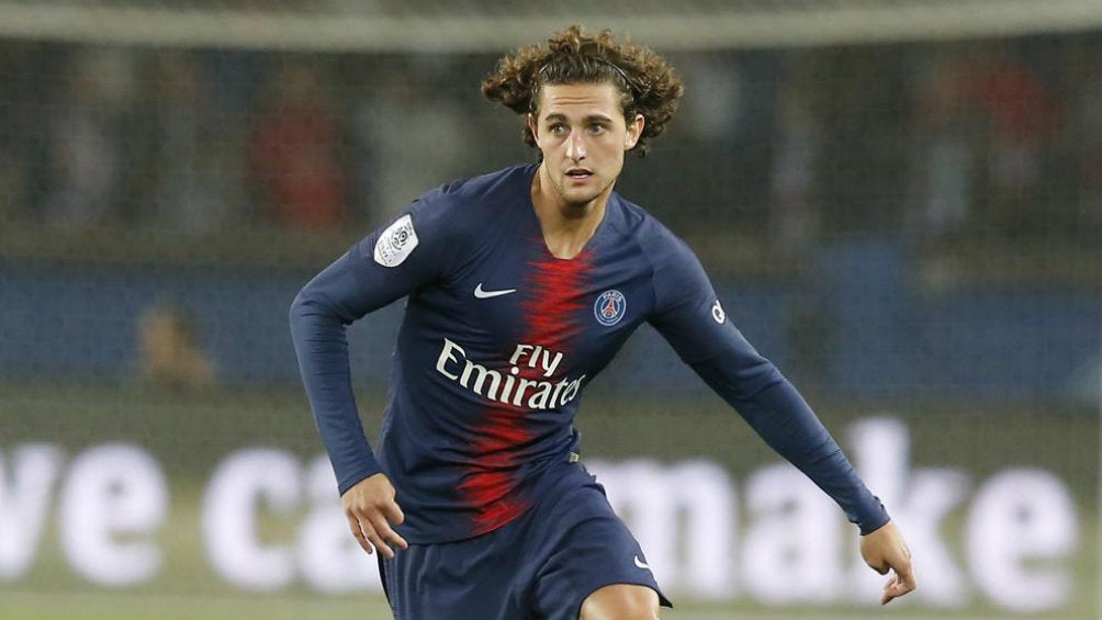 Rabiot, durante un partido del PSG 