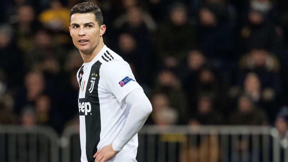 Cristiano, en un juego con la Juve