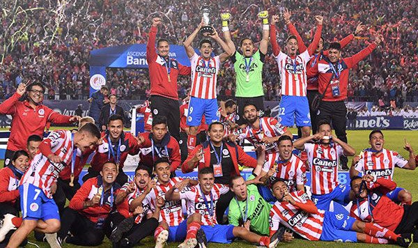 Atlético San Luis festeja título del Ascenso