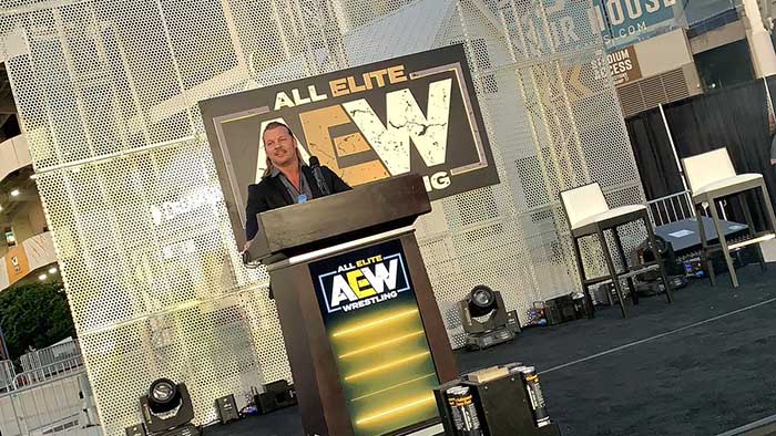 Y2J en la conferencia de AEW