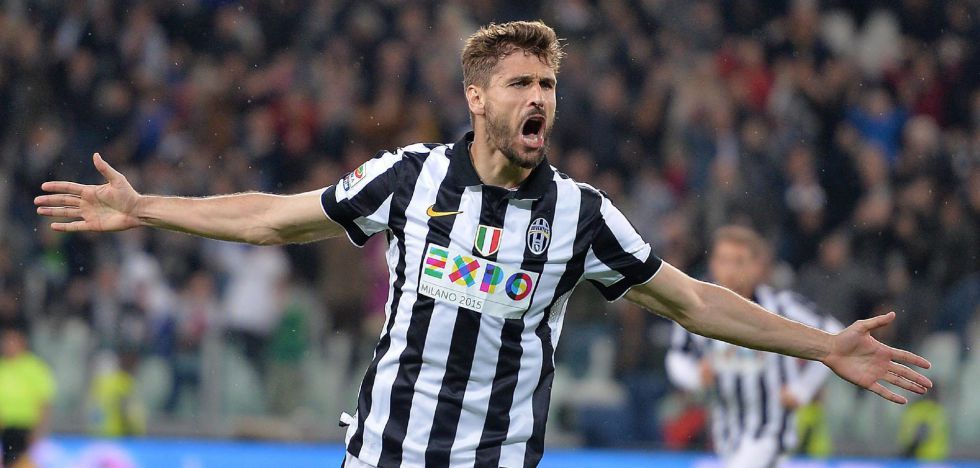 Llorente celebra su gol con los Bianconeri