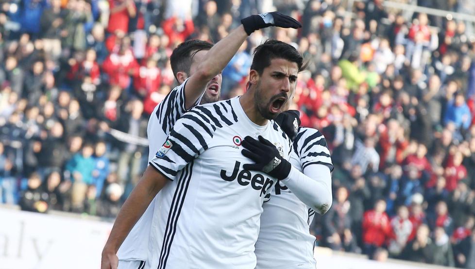 Khedira festeja anotación con La Vecchia Signora