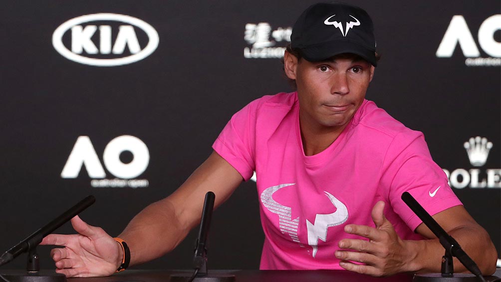 Nadal en conferencia de prensa 