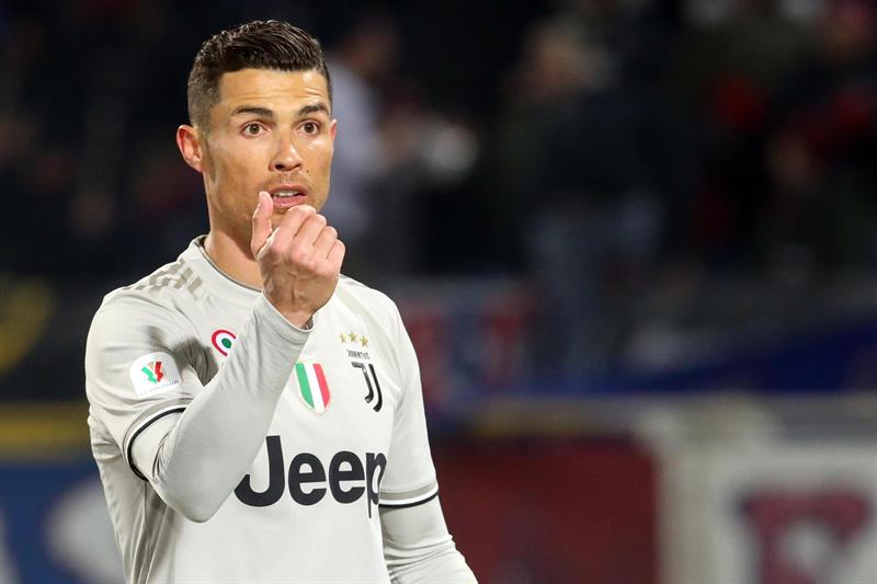 Cristiano Ronaldo, en un juego con la Juventus