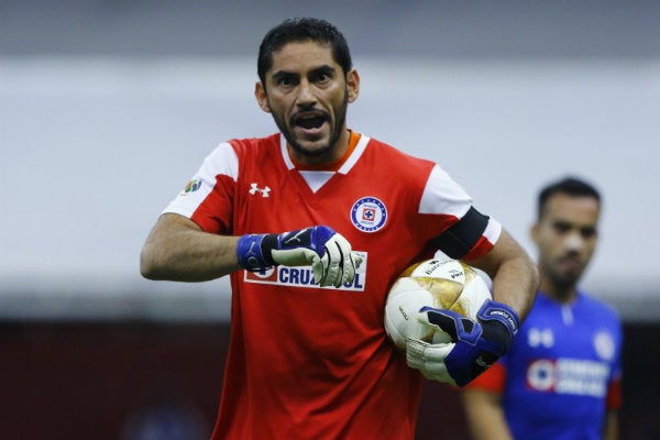 Corona durante el encuentro ante el América