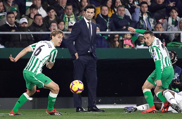 Guardado, durante juego contra Real Madrid