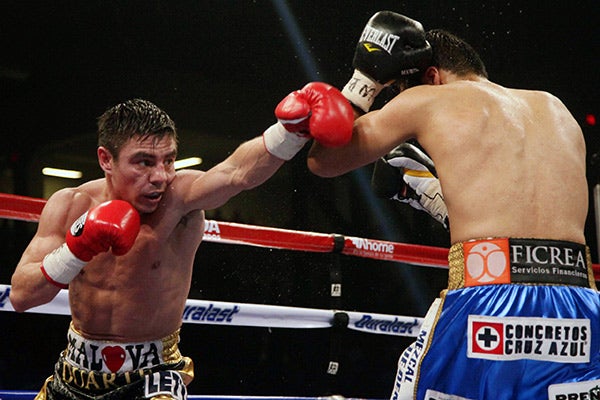 Travieso, durante durante una pelea