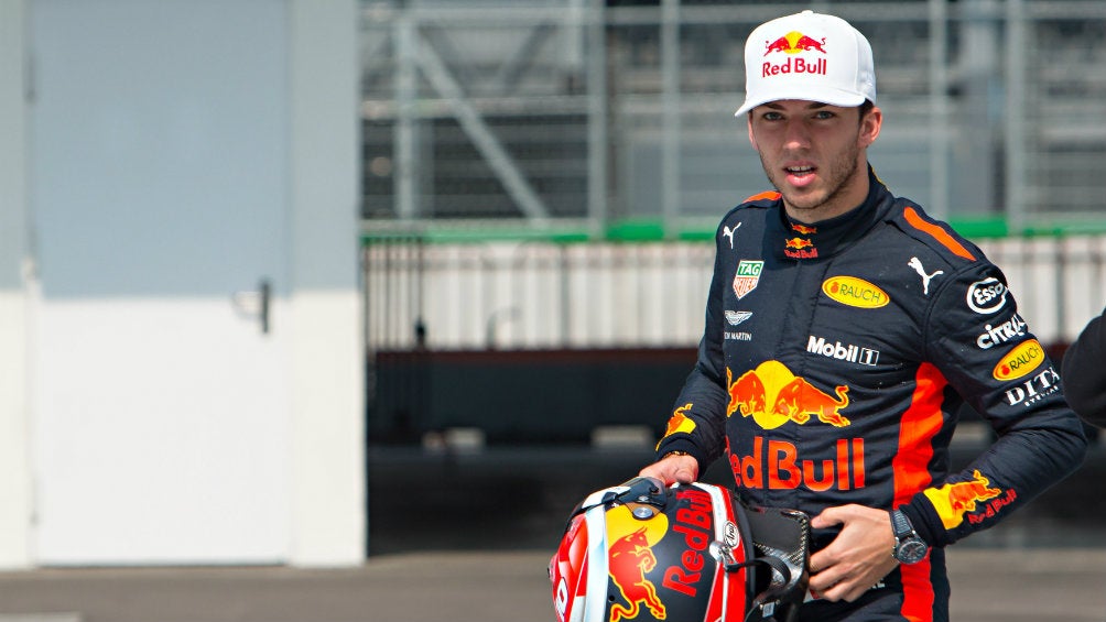 Pierre Gasly durante el primer día de Race of Champions