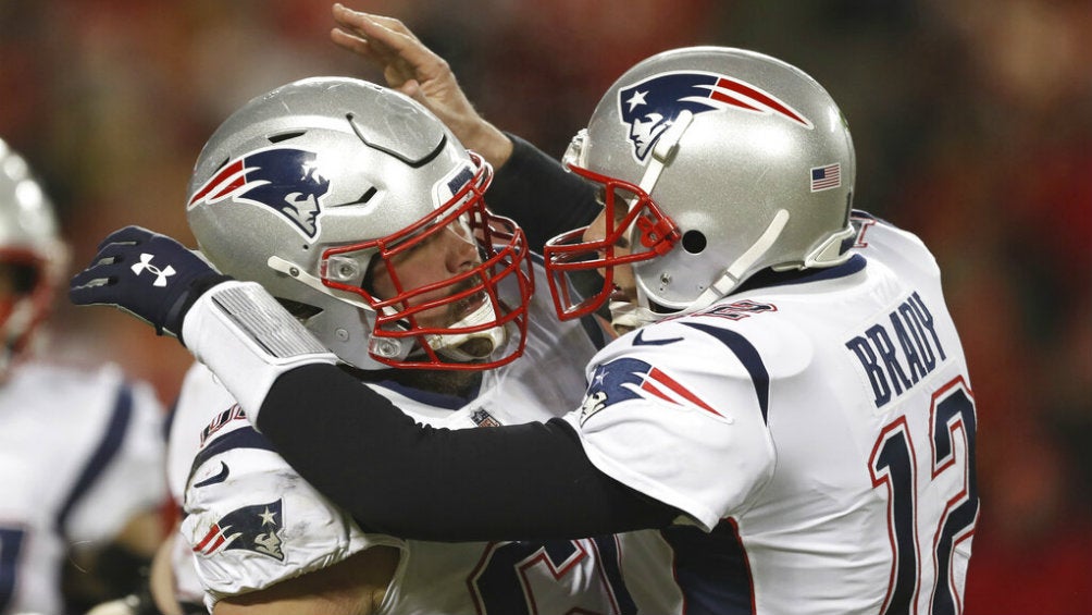 Brady celebra anotación de New England