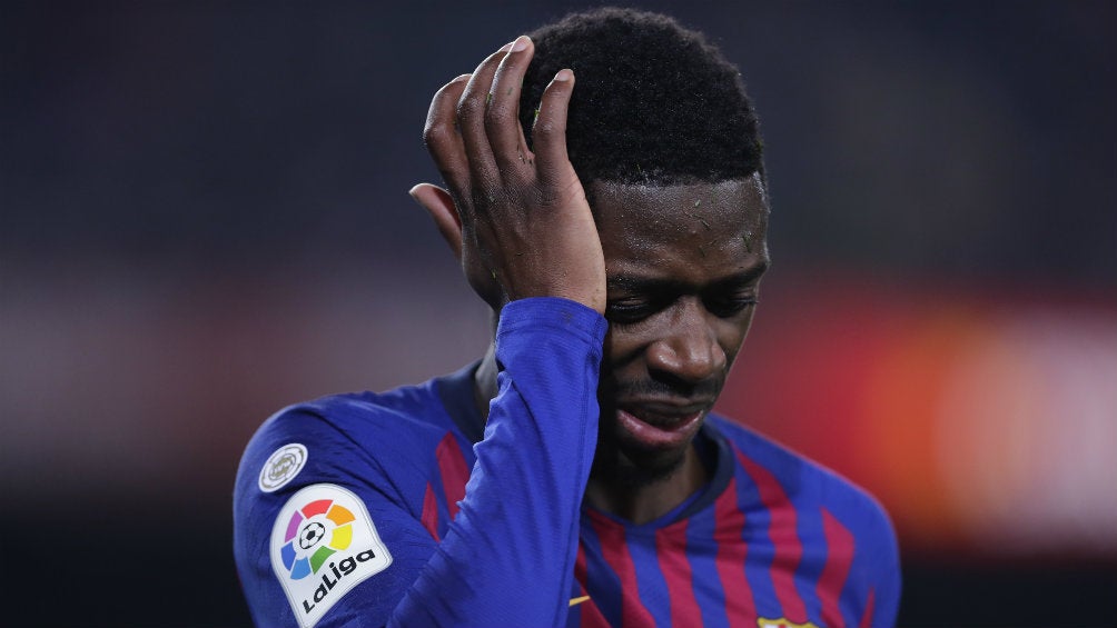 Reacción de Dembelé por su lesión 