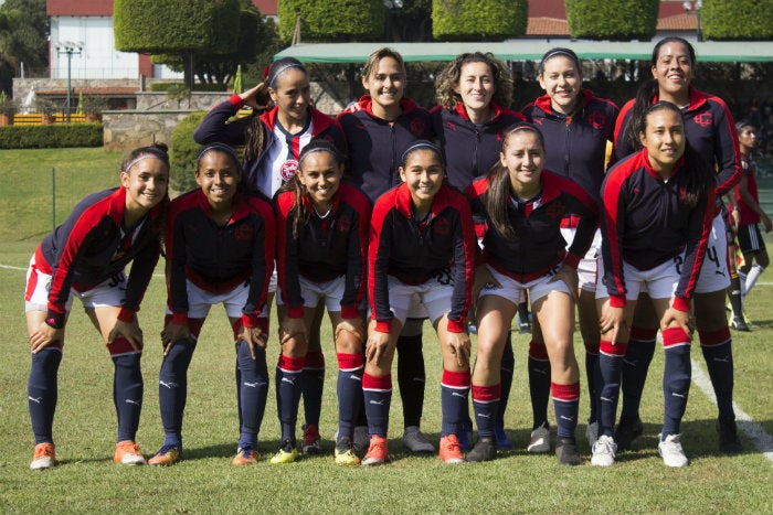 Chivas antes del juego contra Atlas 