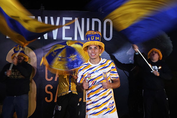 Salcedo, en su presentación con Tigres