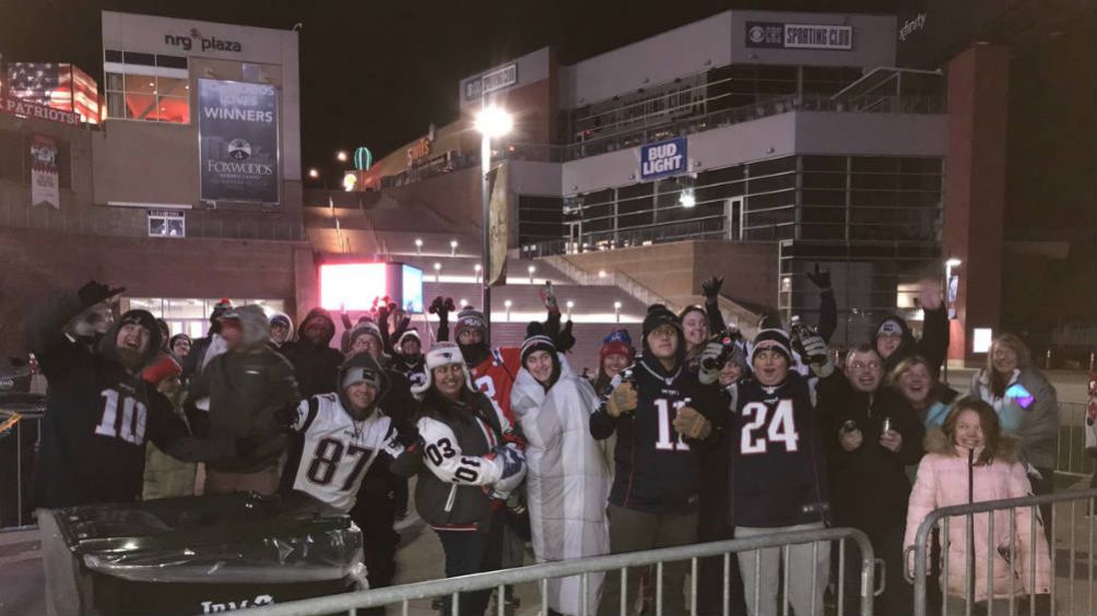 Aficionados de los New England Patriots