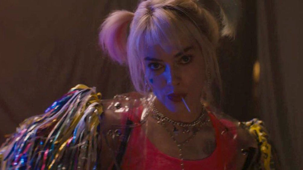 Margot Robbie interpretando a Harley Quinn