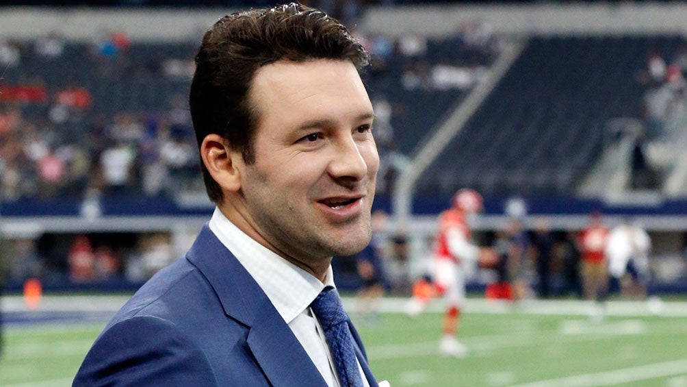 Tony Romo en la previa de un partido