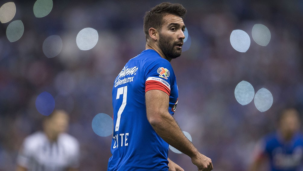 Martín Cauteruccio, durante juego del Cruz Azul