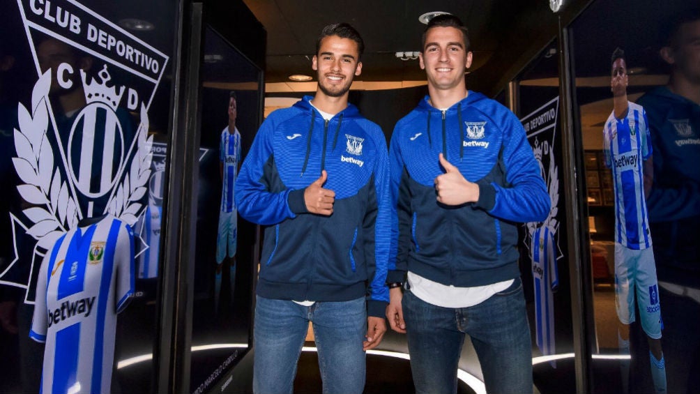 Reyes durante su presentación con el Leganés 