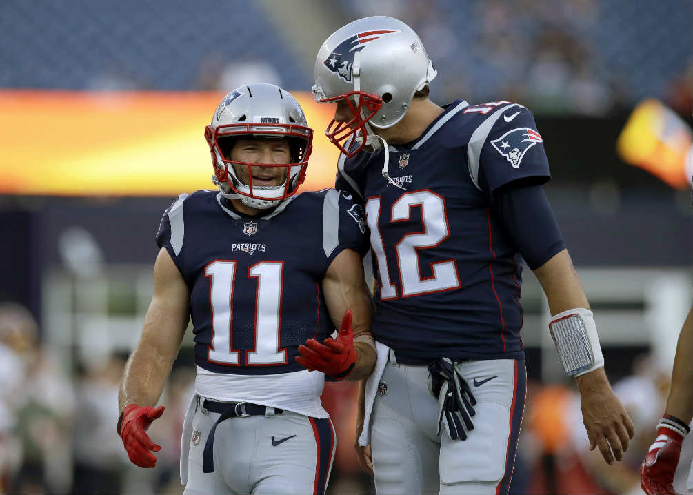 Tom Brady y Julian Edelman