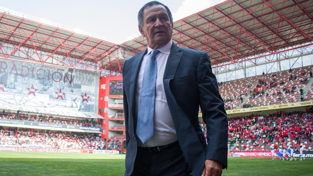 Enrique Meza previo a un duelo en el Clausura 2019 