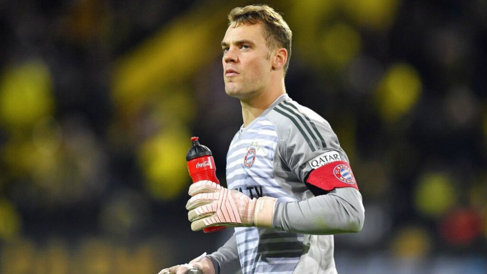 Manuel Neuer después de un partido del Bayern Munich