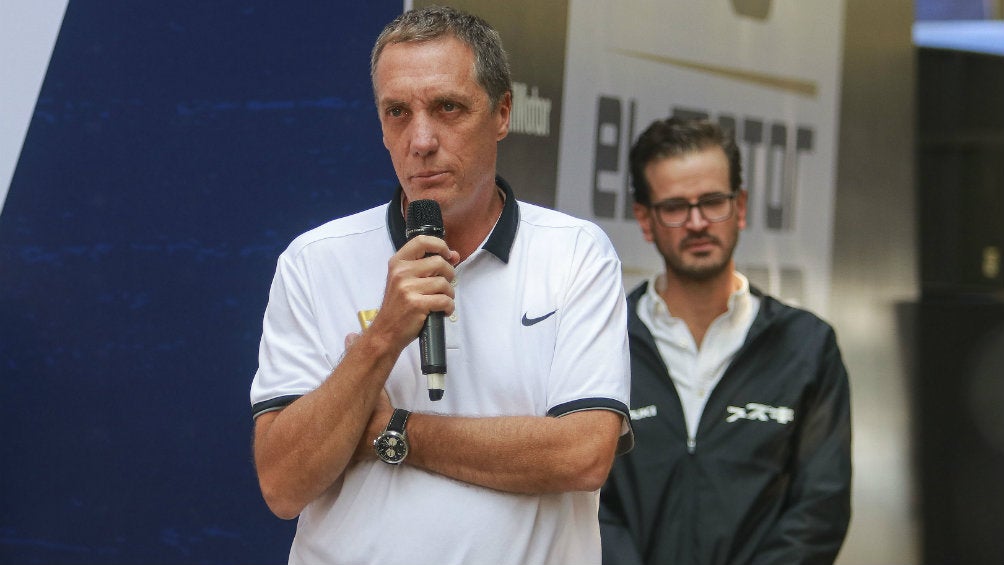 Ares de Parga durante un evento de Pumas Femenil