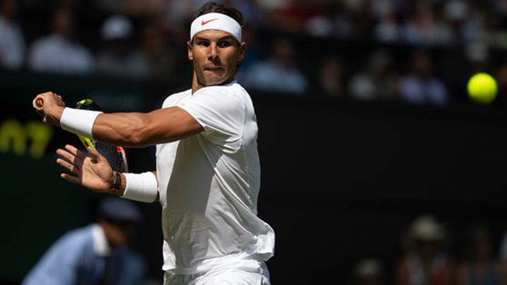 Rafa Nadal durante un juego de Grand Slam