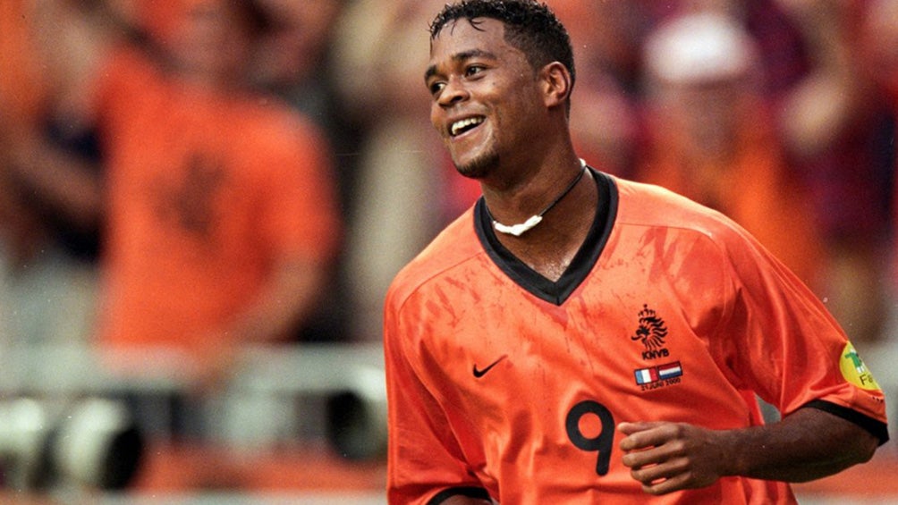 Kluivert, durante un juego de Holanda