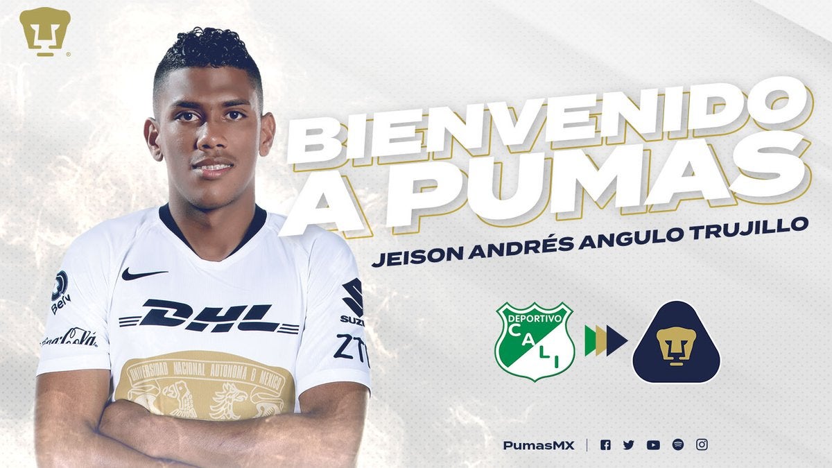 Así es como Pumas le dio la bienvenida a Angulo