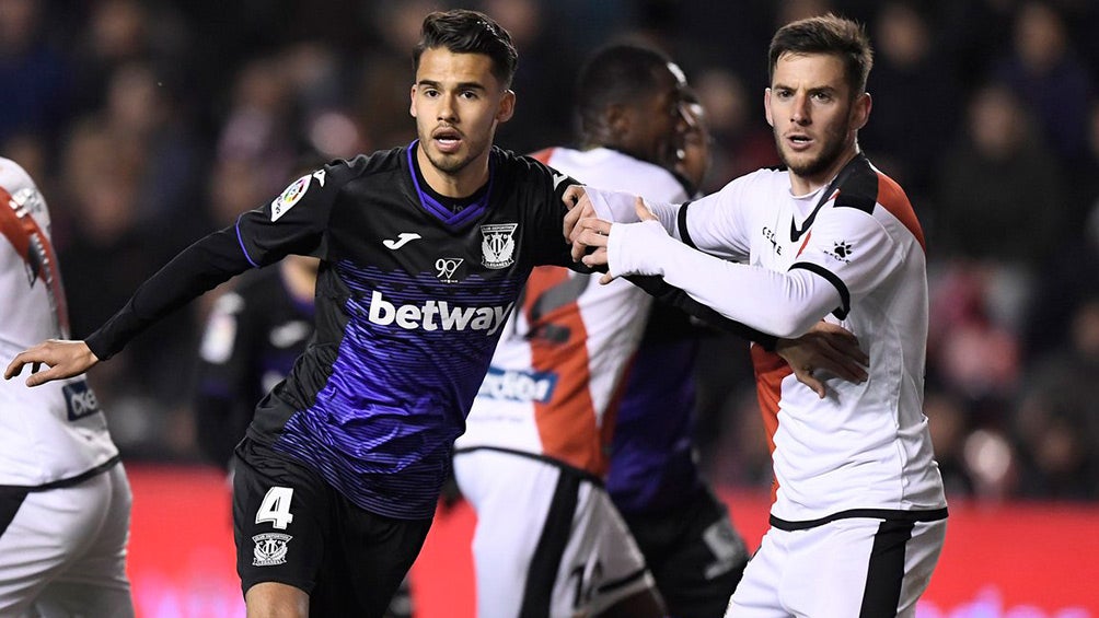 Diego Reyes, durante juego con el Leganés 