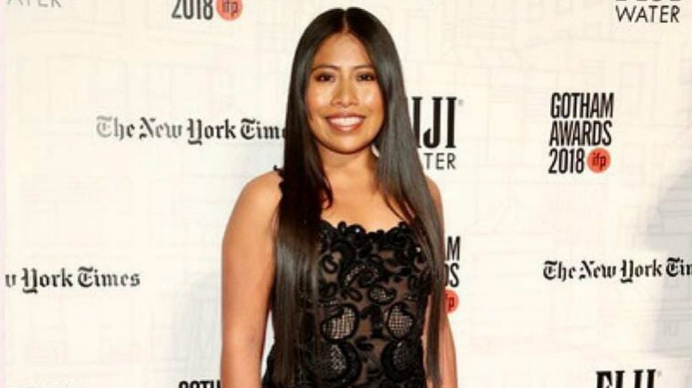 Yalitza Aparicio durante una premiación