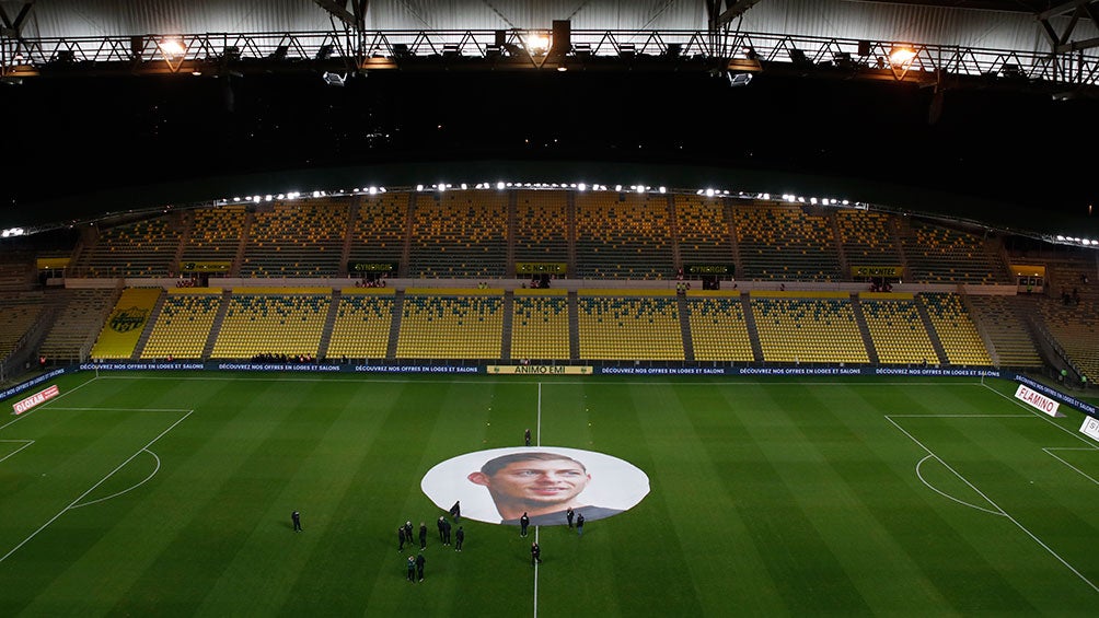 Homenaje a Emiliano Sala en Nantes