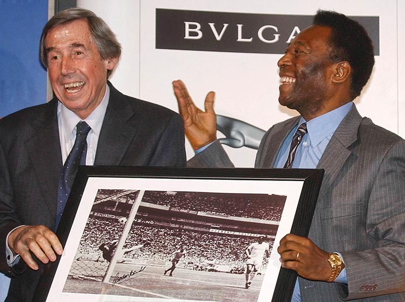 Banks y Pelé recuerdan 'la atajada del siglo' en México 70