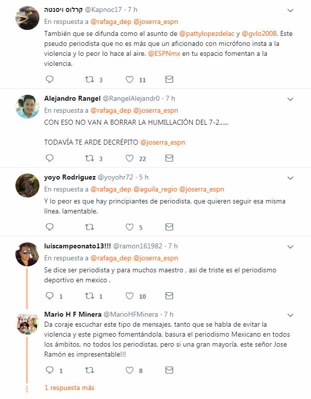 Las respuestas  en Twitter ante las palabras de Fernández