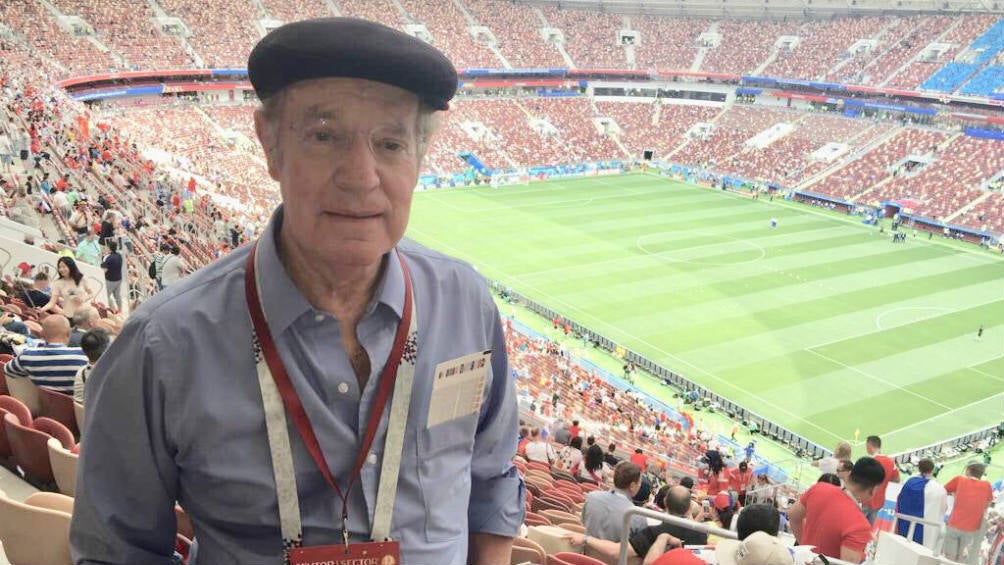 José Ramón durante un partido de la Copa del Mundo de Rusia 2018