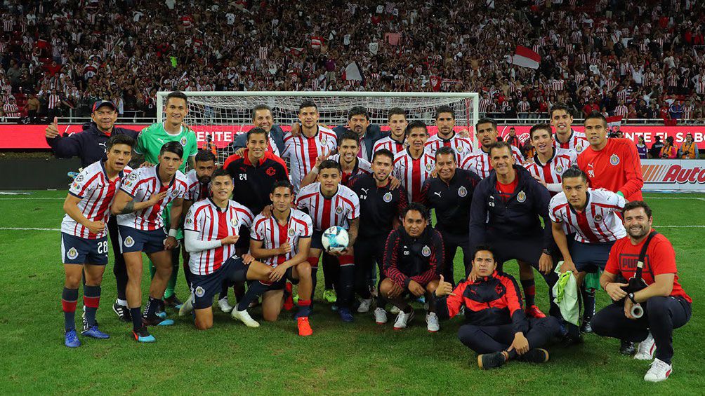 Foto que jugadores se tomaron después del partido