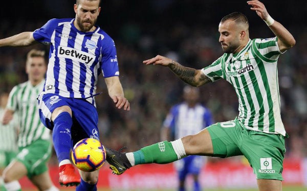 Jesé Rodríguez durante el partido contra Alavés