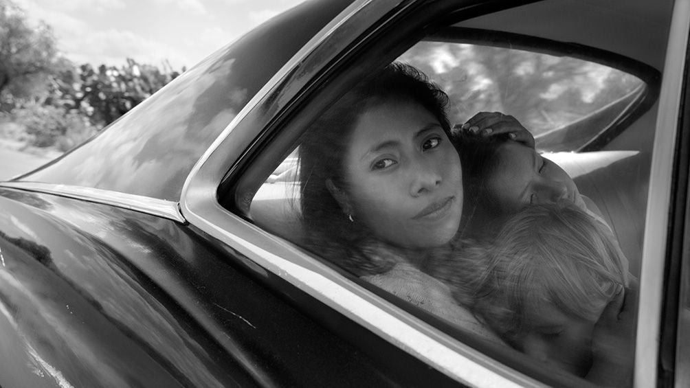 Yalitza Aparicio en una de las escenas de 'Roma'